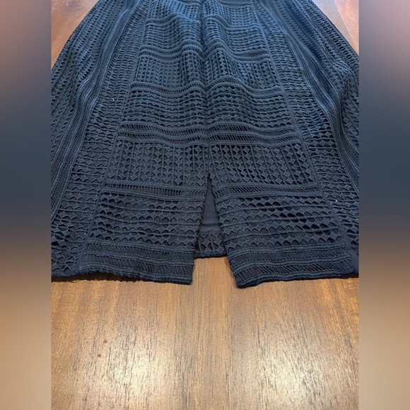 Black Anthropologie Patterned Dress - Picture 5 of 8